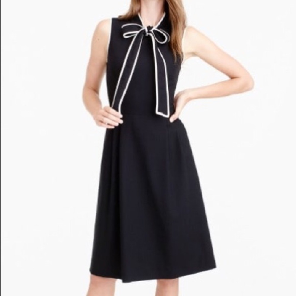 J. Crew Petite Tie-neck Dress - NWT